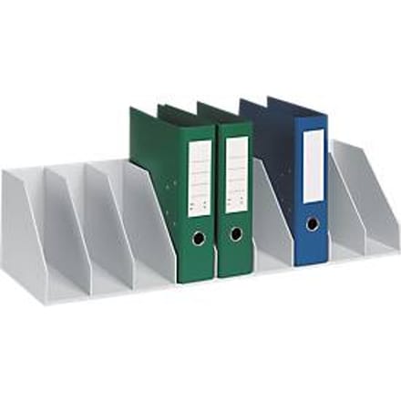 Sorteerstation, A4, polystyreen, voor kasten, 8 vakken, B 700 x D 290 x H 210 mm