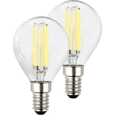BRILONER - Ultra Efficient LED Lamp - 2 stuk - EEK A - E14 - Ø3.5 cm