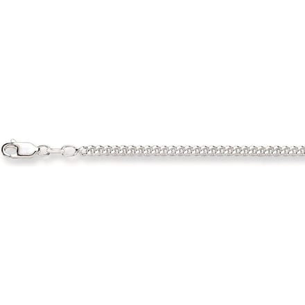 Silver Lining ketting - zilver - gourmet 3.0 mm - 50 cm