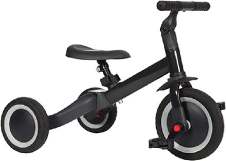 Topmark 4 in1 Driewieler - Loopfiets - Balance Bike - Kaya - Grijs