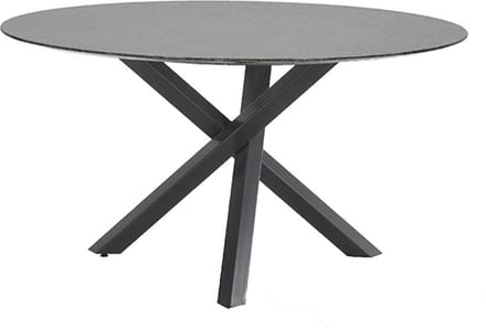 Garden Impressions Gigi Tuintafel Diamond Black - Ø120 cm