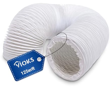 Afvoerslang 6 m Ø 125 mm voor Airconditioning en Wasdroger
