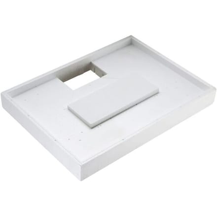 Poresta Systems tub support for V&B Squaro shower tray 90 x 90 cm
