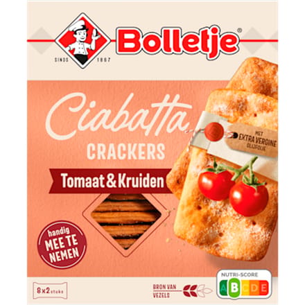 Ciabatta Tussendoorcracker Tomaatkruid