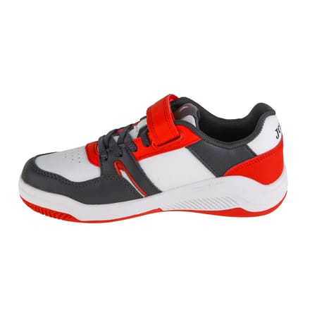 Joma Kinderen / kinderen Platea Synthetisch Leer Lage Trainers (Wit, Zwart, Rood)