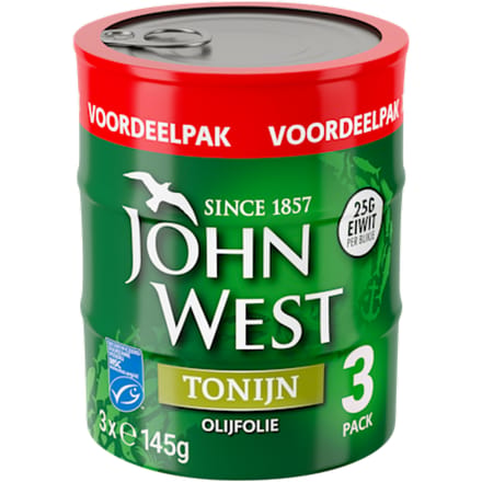 Tonijnstukken in olijfolie MSC 3pack
