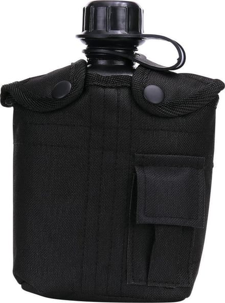 Fosco PVC Veldfles - 1 Liter - Incl Zwarte Hoes