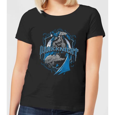DC Comics Batman Dark Knight Shield Dames T-shirt - Zwart - S