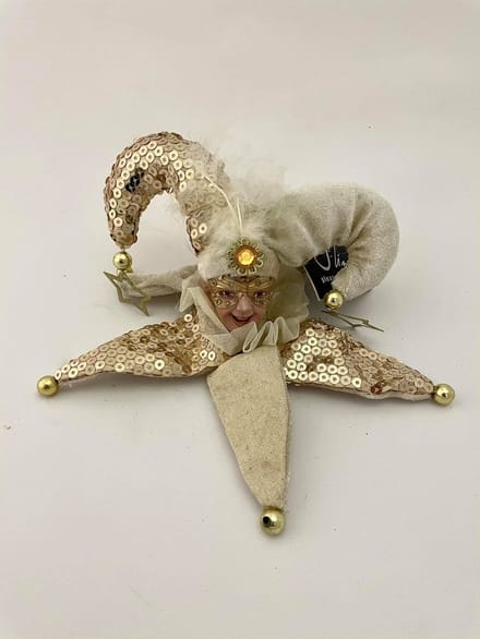 J-Line Nar hangend goud 7x16cm