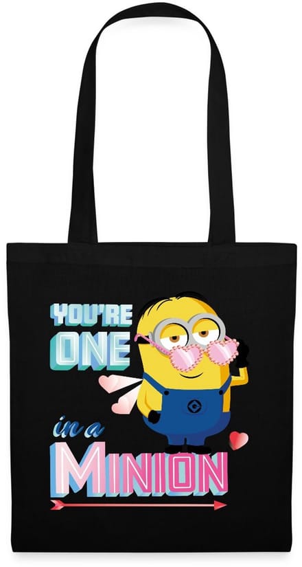 Minions Dave Youre One In A Minion Grappig Ontwerp Tas Van Stof Schoudertas