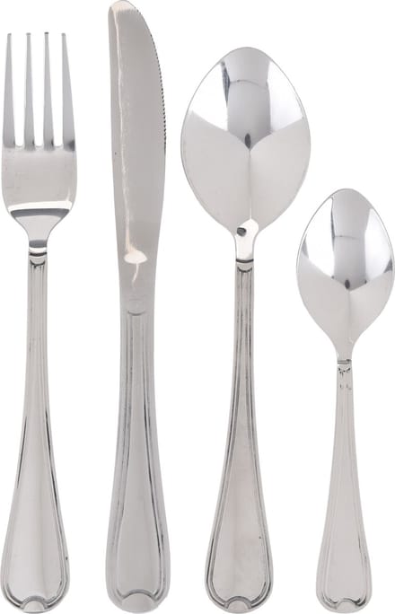 Excellent Houseware Bestekset Klassiek - 16 delig - Zilver