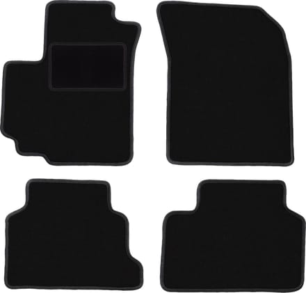 Zwarte veloursmatten voor: Suzuki Swift V 5D hatchback (2010-2016)