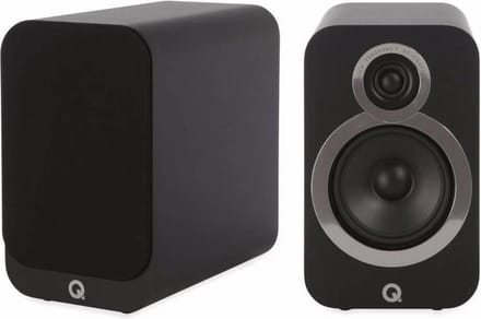 Q Acoustics 3020i - Boekenplank Luidspreker - Mat Zwart (per paar)