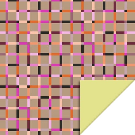 Cadeaupapier 70x300 cm - Art Taupe - Yellow