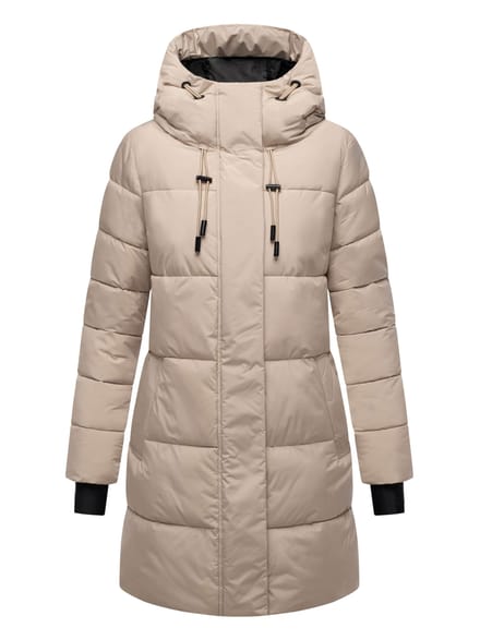 Marikoo dames winterjas met capuchon & fleecevoering – Kaituu