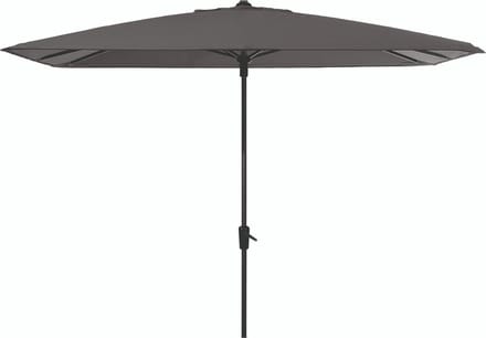 Madison stokparasol round corner 280 x 280 cm. - Grey