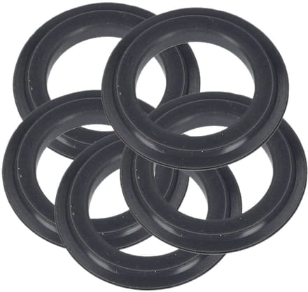 10 stuks rubberen afdichtingen voor wasmachine zeefpluggen 78-83 mm transparant