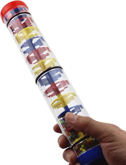 Muziek Regenmaker - Peuter Speelgoed - Muzikale Ontwikkeling - Gesimuleerd Geluid - 30 cm - Multicolor