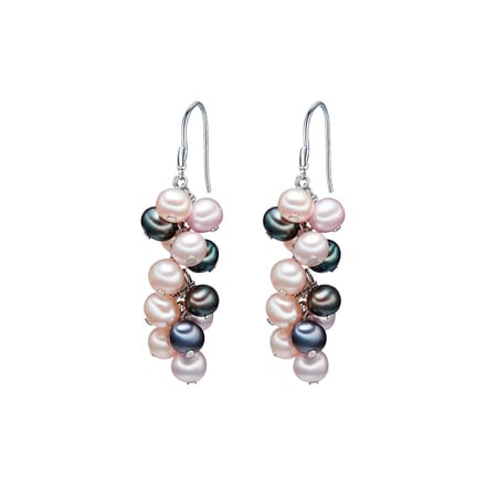 Valero Pearls Oorhanger - Sterling zilver - zilver