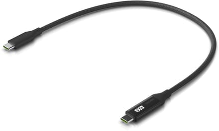 Ubiquiti UACC-Cable-USB-100W-0.3M-BK USB-kabel 0,3 m USB C 0,48 Gbit/s Zwart, Grijs