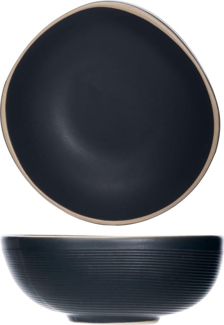 Cosy & Trendy Galloway Black Schaaltje D12xh4.7cm