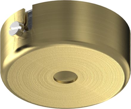 psmlighting Rosette-Up Plafondkap | rond Ø55mm | Messing | Goud Satijn