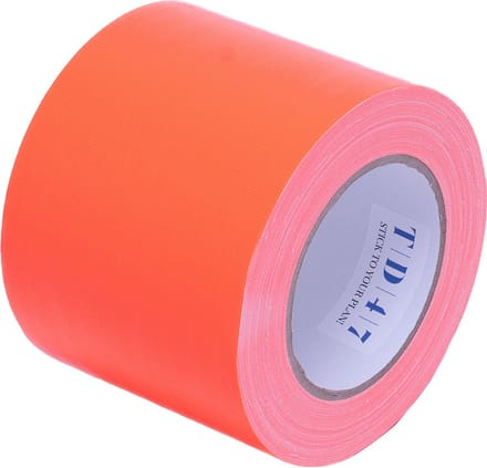 TD47 Gaffa Tape 100mm x 25m Fluor Oranje