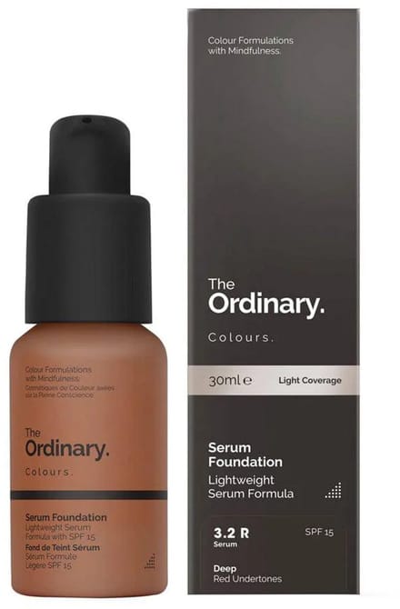 The Ordinary Colours Full Coverage Foundation Serum SPF15 3.2 R Deep Red Undertones 30ml