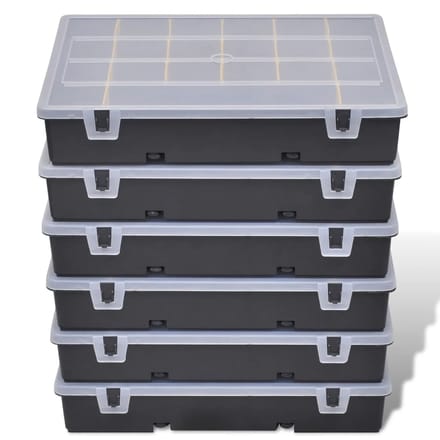 vidaXL - Sorteerdozen - 6 - st
