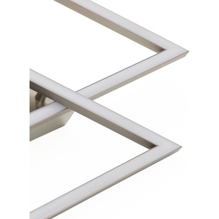 Paul Neuhaus LED plafondlamp Inigo, 54 cm, 2-lamps, dimbaar