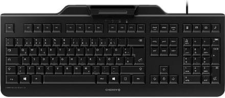 CHERRY JK-A0400EU-2 toetsenbord USB QWERTZ Amerikaans Engels Zwart