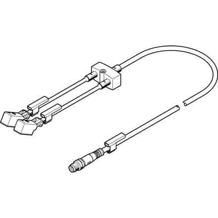 Festo Y-Verdeler Met Kabels Aan Beide Einden 2.5m/0.3m 1A IP65/ - 8035789