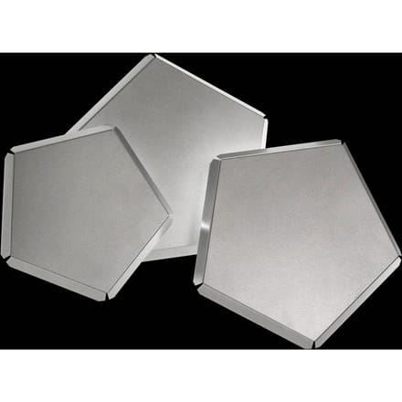 Selène LED wandlamp Pleiadi in zilver, 3-lamps