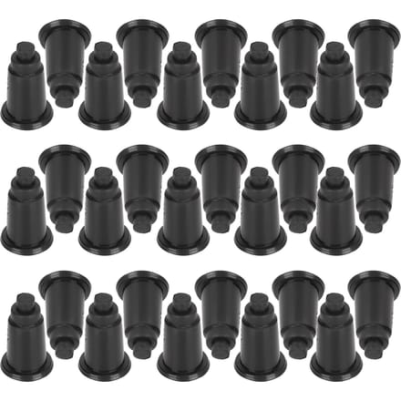 30 STKS Plastic Verstelbare Hoogte Aquarium Bodemfilterplaat Beugel Vistentanks Filtratierooster zwart