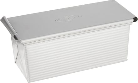 Broodvorm met Deksel voor Blokbrood - 9 x 4 Inch Gealuminiseerd Staal