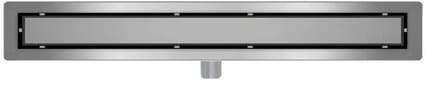 DutchLine - Douchegoot met flens en tegelrooster - RVS - 1200x70mm