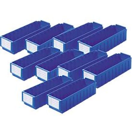 Voordeelset Stellingbakken RK 421 blauw 10 stuks