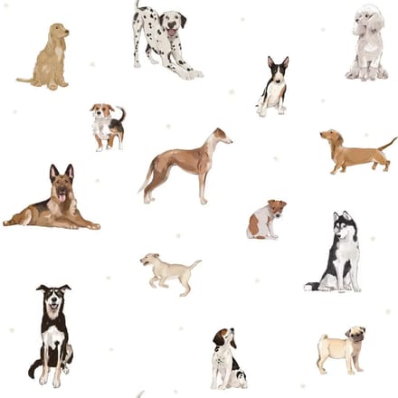 Baby behang Dekornik Dogs Are The Best