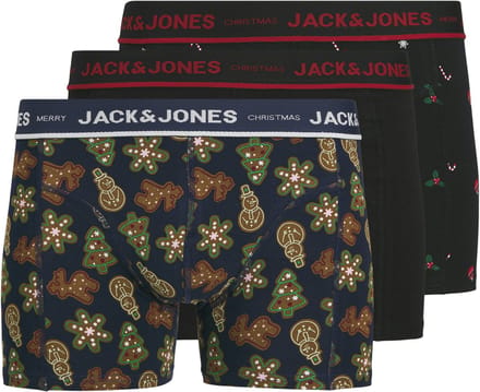 JACK&JONES PLUS - JACGINGERBREAD TRUNKS 3 PACK PLS Heren Onderbroek - Maat EU7XL US5XL