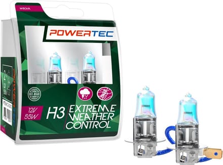 Powertec H3 12V Halogeenlampen – Extreme Weather Control – Set van 2