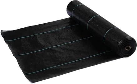 Onkruidmembraan - Weringdoek Bodembedekker - Tuinonderhoud - Dubbele Stuks - 1 x 2 meter - Zwart
