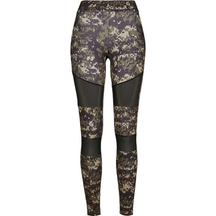 Urban Classics - Camo Tech Mesh Legging - S - Groen/Bruin