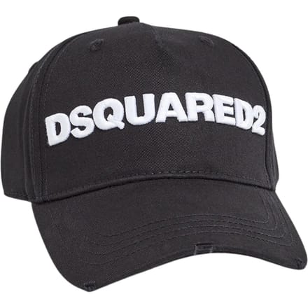 DSquared2 Logo honkbalpet (Zwart/Wit)