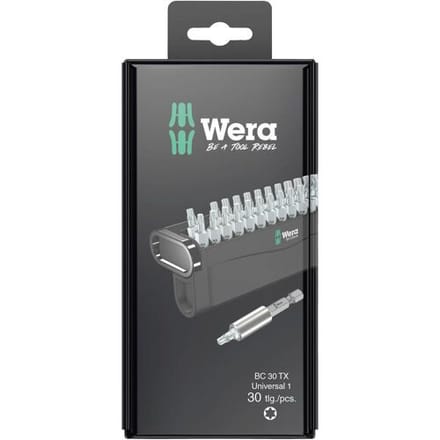 Wera Bit-Check 30 TX Universal 1 SB 05057900001 Bitset 30-delig Torx