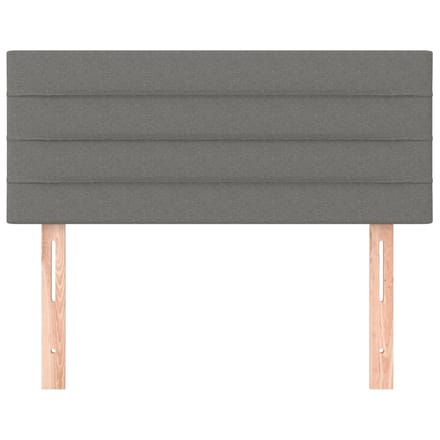 vidaXL - Hoofdbord - 90x5x78/88 - cm - stof - donkergrijs