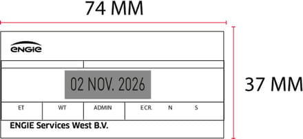 Stempelplaatje Trodat Printy 4726
