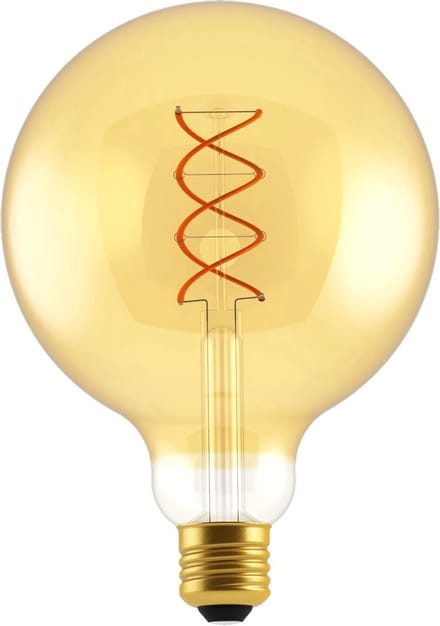 Proventa LED Filament lamp E27 - ⌀ 125 mm - Dimbaar - Warm wit - Retro Globe bulb