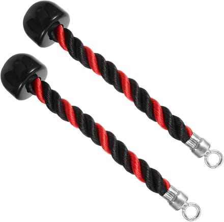 Pull Down Touw - Triceps Touw Gym - Kracht Training - Antislip Grip - 2 stuks - Multi