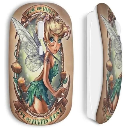 Souris sans fil la fee clochette punk