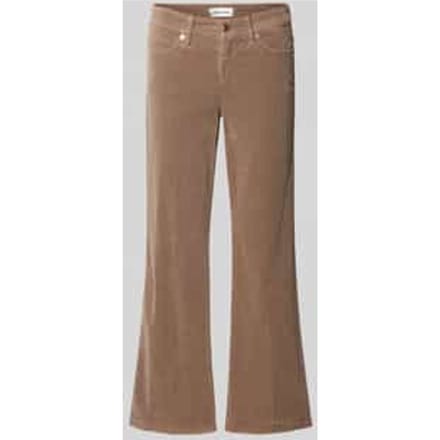 Corduroy broek in verkorte pasvorm, model 'FRANCESCA'